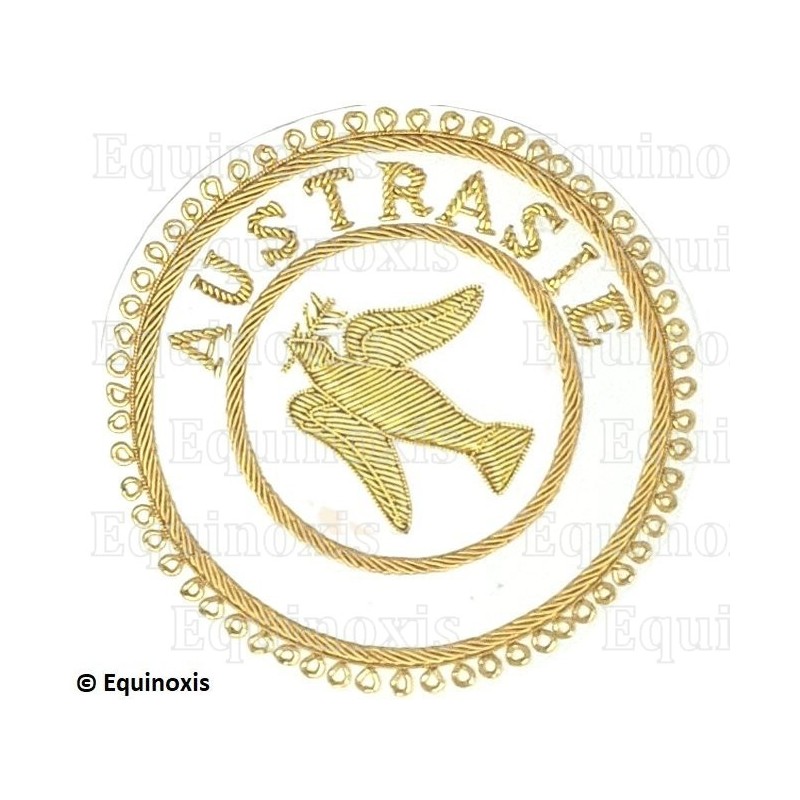 Badge / Macaron GLNF – Grande tenue provinciale – Grand Expert – Austrasie – Brodé main
